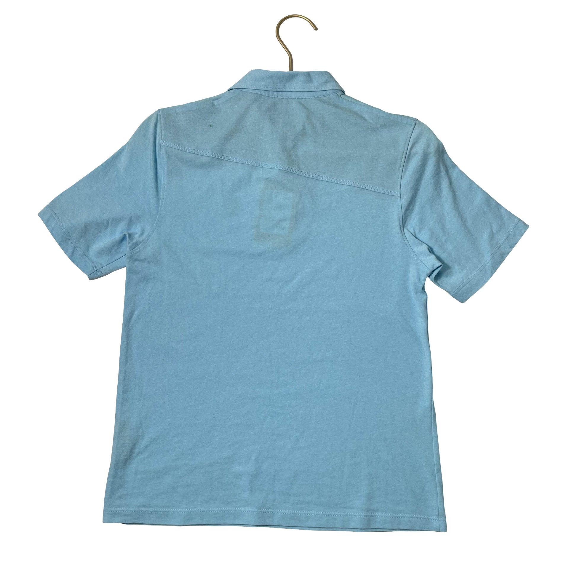 Volcom Light Blue Polo Shirt - Size M 10-12