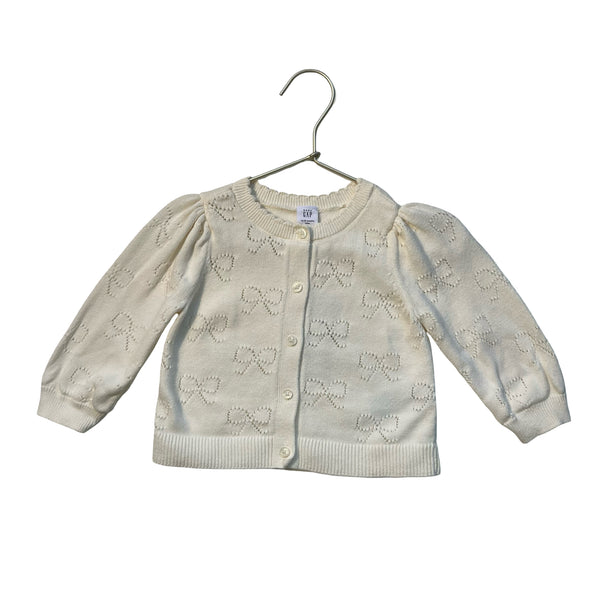 Baby Gap Ivory Cardigan Sweater - Size 12-18 Mo