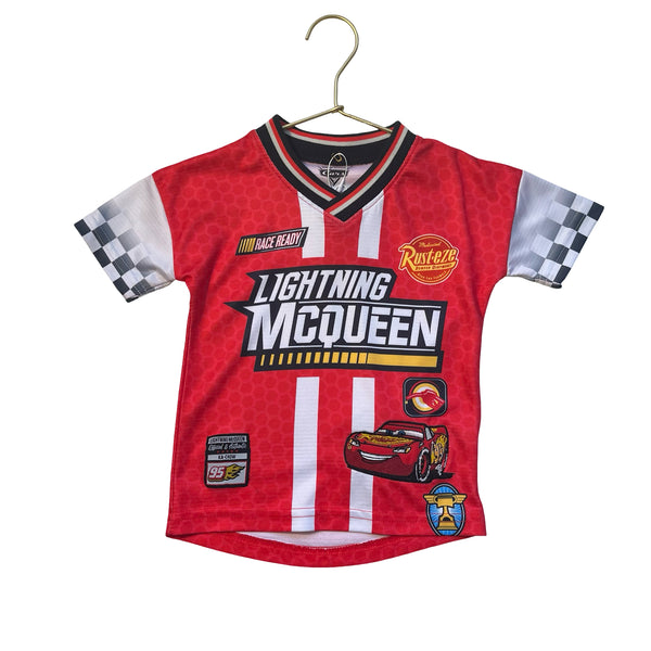 Disney Pixar Cars Red Lightning McQueen Jersey - Size 3T