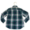 Crewcuts Green, Navy, Ivory Tartan Plaid Button Down Shirt - Size 3