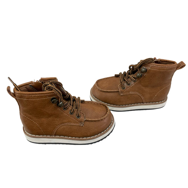 Baby Gap Brown Lace Up Boots - Size 7
