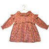Louise Misha Pink Floral Dress - Size 6Y