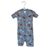 Hanna Andersson Light Blue S'Mores Print One-Piece PJs - Size 18-24 Mo
