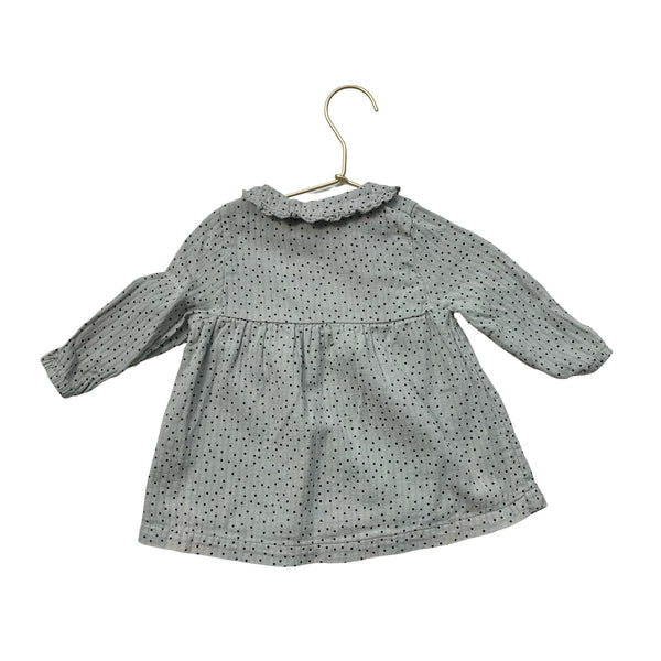 Buho Sage Green Polka Dot Dress - Size 6 Mo