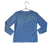 Vineyard Vines Light Blue & Green Whale Shirt - Size 3T