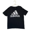 Adidas Black, Gray, White Logo T-Shirt - Size S 8