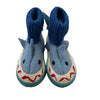 Garnet Hill by Haflinger 100% Boiled Wool Shark Slippers - Size 8