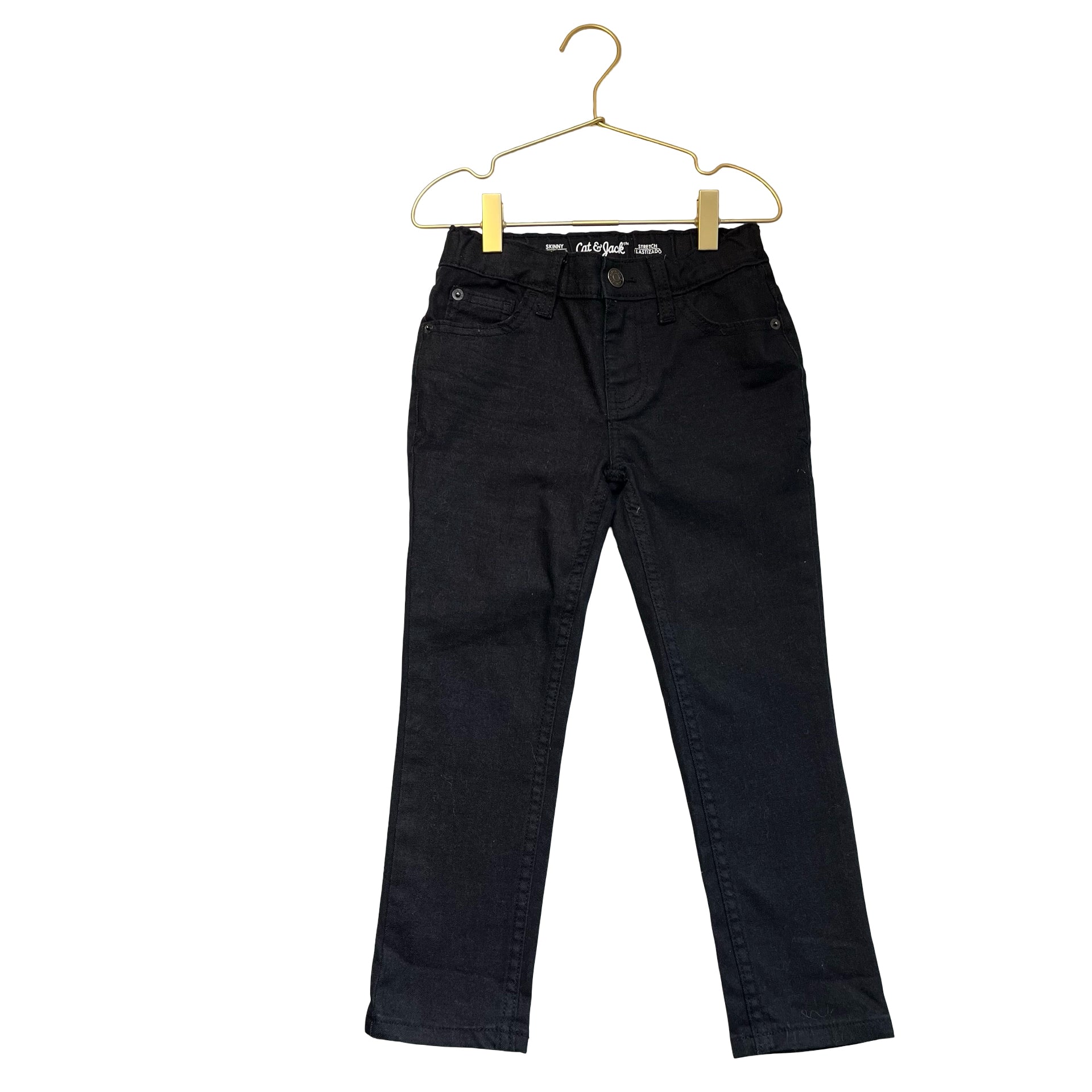 Cat & Jack 'Skinny Stretch' Black Denim Jeans - Size 5