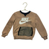 Nike Tan & Olive Pocket  Sweatshirt - Size 2T