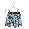 Cat & Jack Ivory, Navy, Green Palm Tree Print Swim Shorts - Size 4T