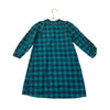 Petite Plume Green & Navy Plaid Flannel Nightgown - Size 4