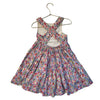 Mini Boden Pink & Purple Floral Dress - Size 4-5Y
