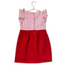 Janie and Jack Quilted Heart Pink & Red Dress - Size 5