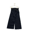 Zara Black Denim Wide-Leg Raw-Hem Jeans - Size 6