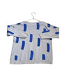 Beau Loves Gray & Blue Pattern Cotton Sweater - Size 6 - 7 - Bounce Mkt