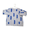 Beau Loves Gray & Blue Pattern Cotton Sweater - Size 6 - 7 - Bounce Mkt