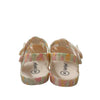 Cat & Jack Peach Floral Closed-Toe Jelly Sandals - Size 5