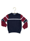 Jacadi Navy Striped Cotton-Wool Sweater - Size 3A