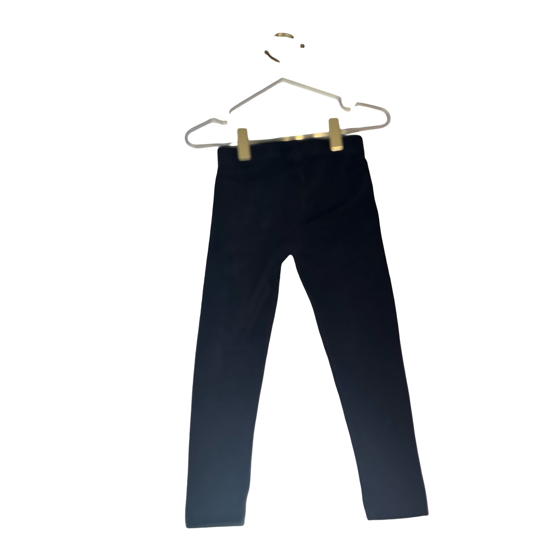 Hanna Andersson Black Velour Leggings - Size 5