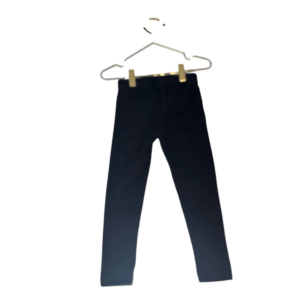 Hanna Andersson Black Velour Leggings - Size 5
