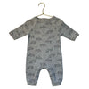 Egg Gray Tiger Print Sweatshirt One-Piece - Size 6 Mo