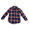 Baby Gap Navy, Ivory, Rust Plaid Flannel Button Down Shirt - Size 3