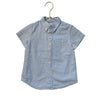 Crewcuts Blue & White Striped Seeruscker Button Down Shirt - Size 3