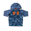 Under Armour Blue Camouflage Zip-Up Hooded Athletic Sweatshirt - Size 2T