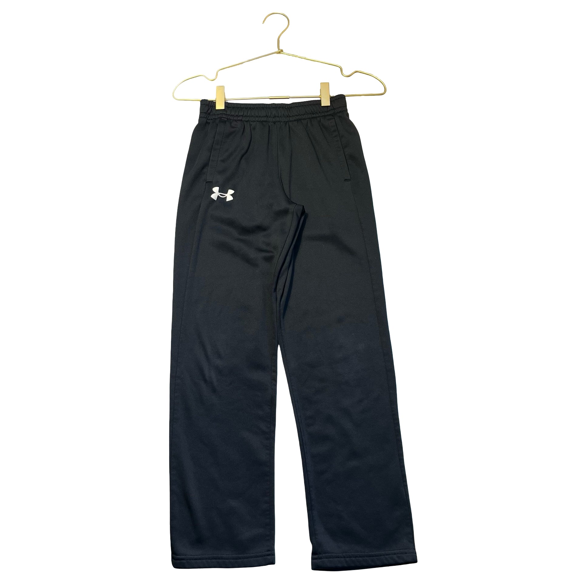 Under Armour Black Athletic Pants - Size YM 10-12