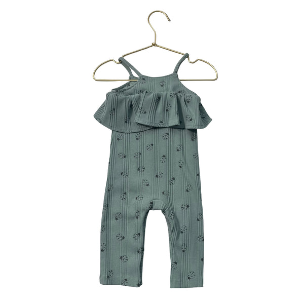 Grayson Mini Sage Green Lady Bug Sleeveless One Piece - Size 12 Months