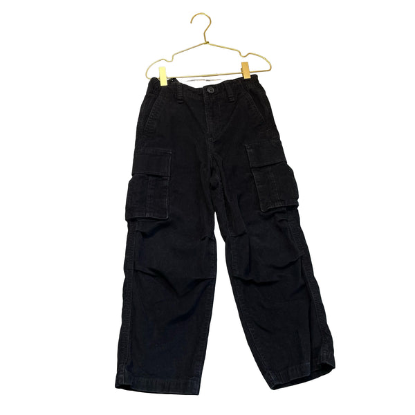 Gap Kids Black Corduroy Cargo Pants - Size 6