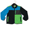 Stella McCartney Kids Black, Blue, Green Colorblock Fleece Jacket - Size 10
