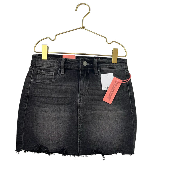 BLANKNYC Black Distressed Denim Jean Skirt with Tags - Size 10 - Bounce Mkt