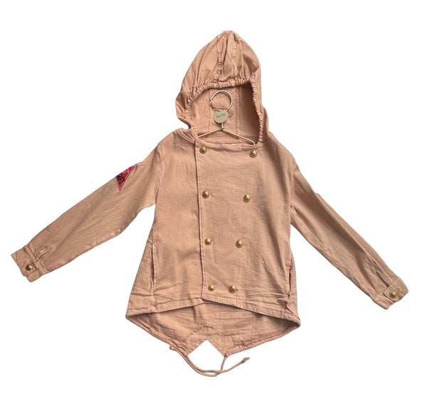 Bobo Choses Peach Hooded Jacket with Tags - Size 4 - 5 - Bounce Mkt