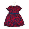 Boboli Navy & Red Flower Print Dress - Size 3 - Bounce Mkt
