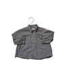 Bonpoint Gray, Navy & Khaki Long Sleeve Button Down Shirt - Size 18 Months - Bounce Mkt
