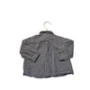 Bonpoint Gray, Navy & Khaki Long Sleeve Button Down Shirt - Size 18 Months - Bounce Mkt