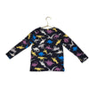 Boyoo Navy Colorful Dino Henley - Size 110 (5) - Bounce Mkt