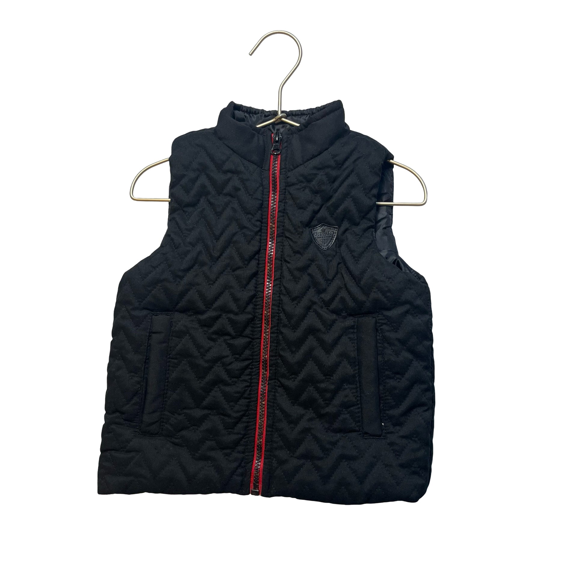 Buffalo Black Quilted Vest - Size 3T - Bounce Mkt