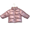 Zara Pink Metallic Winter Jacket - Size 2-3