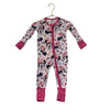 Little Sleepies x Disney Pink Minnie Mouse One-Piece PJs - Size 3-6 Mo