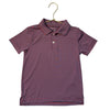 Crewcuts Performance Blue & Rose Striped Polo Shirt - Size XS 4-5
