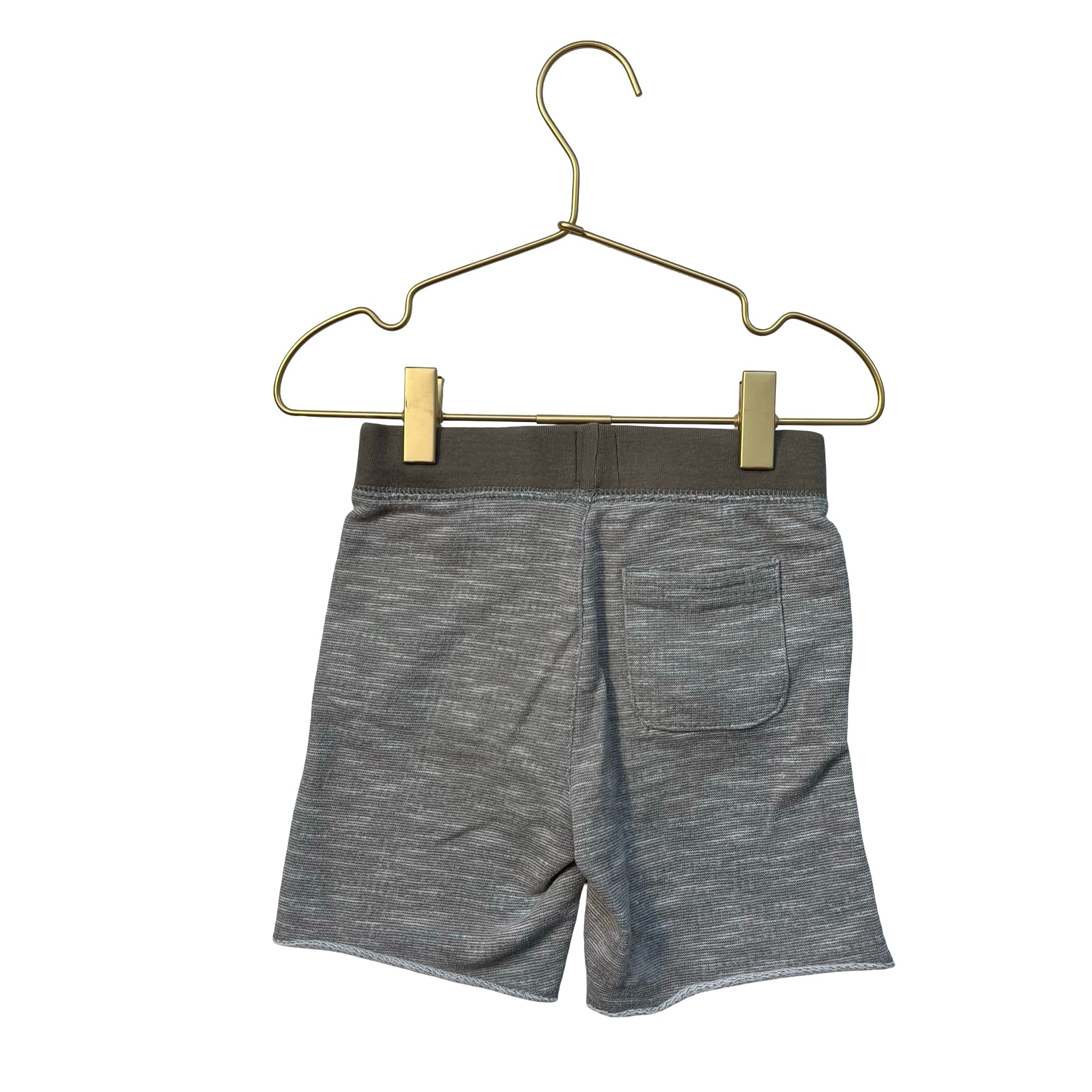 Baby Gap Taupe Brown & Ivory Stripe Pull On Shorts - Size 3
