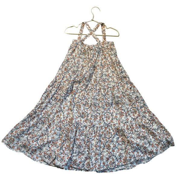 Louis Louise Ivory Floral Print Dress - Size 6
