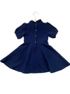 Janie and Jack Navy Quilted Dress - Size 7