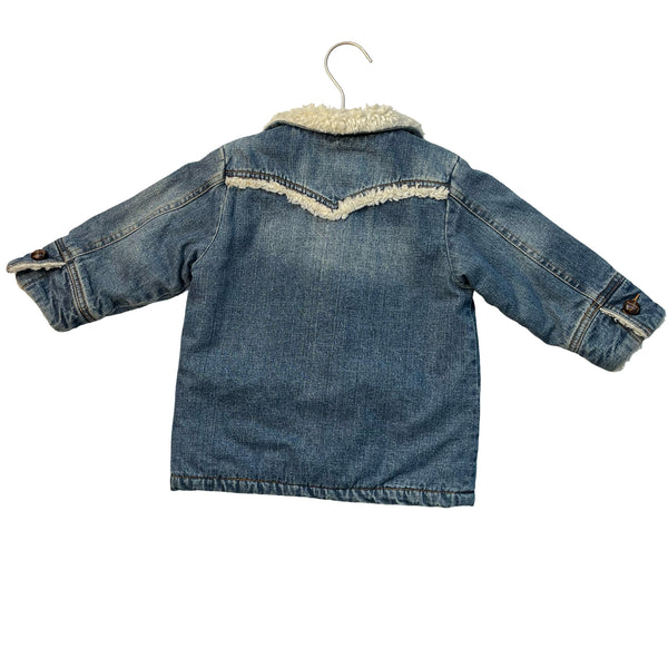 Levi's Sherpa-Lined Denim Jacket - Size 90 (3)