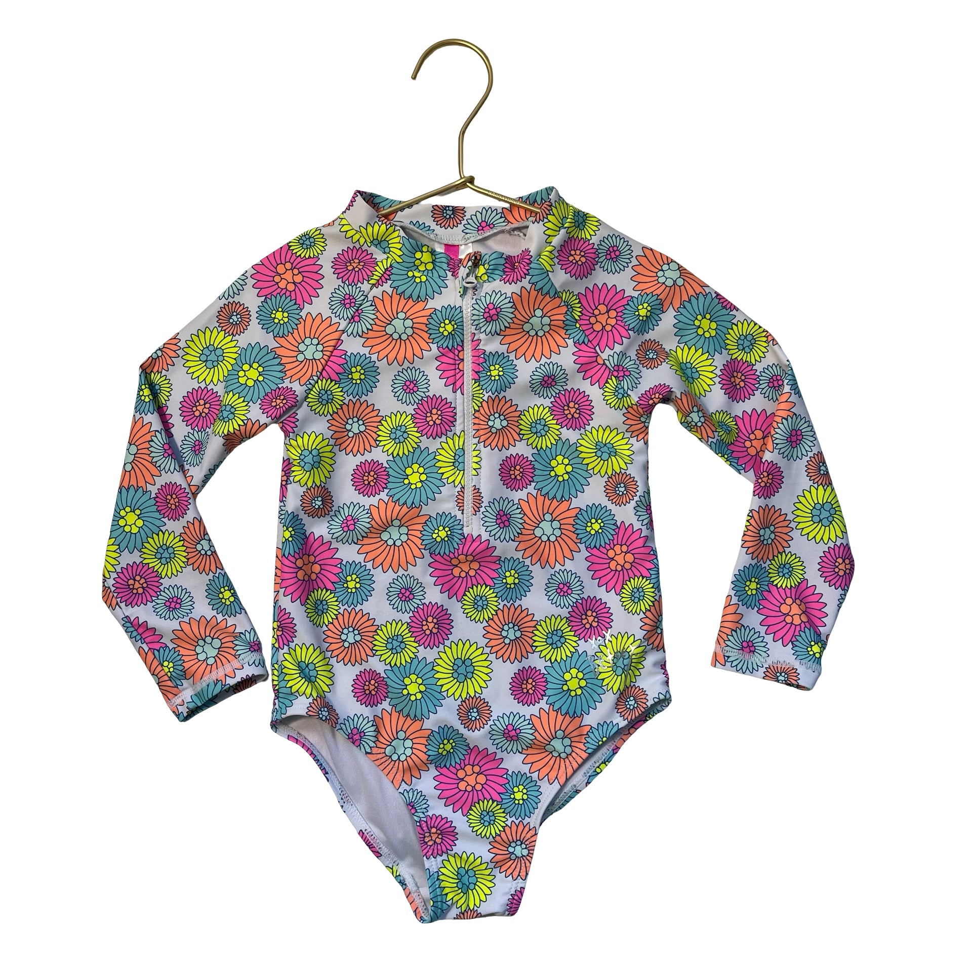 Betsey Johnson Flower Print Swim Suit - Size 4