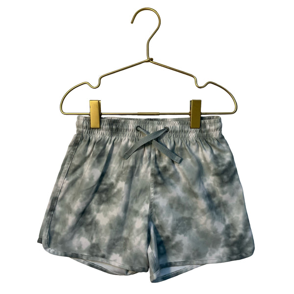 Rylee & Cru Sage Green Tie-Dye Hybrid Shorts - Size 6-7Y