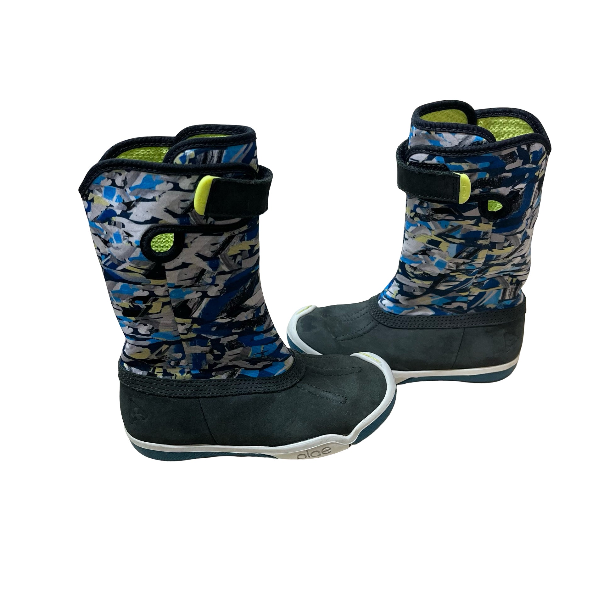 Plae Pattern Boots - Size 9.5