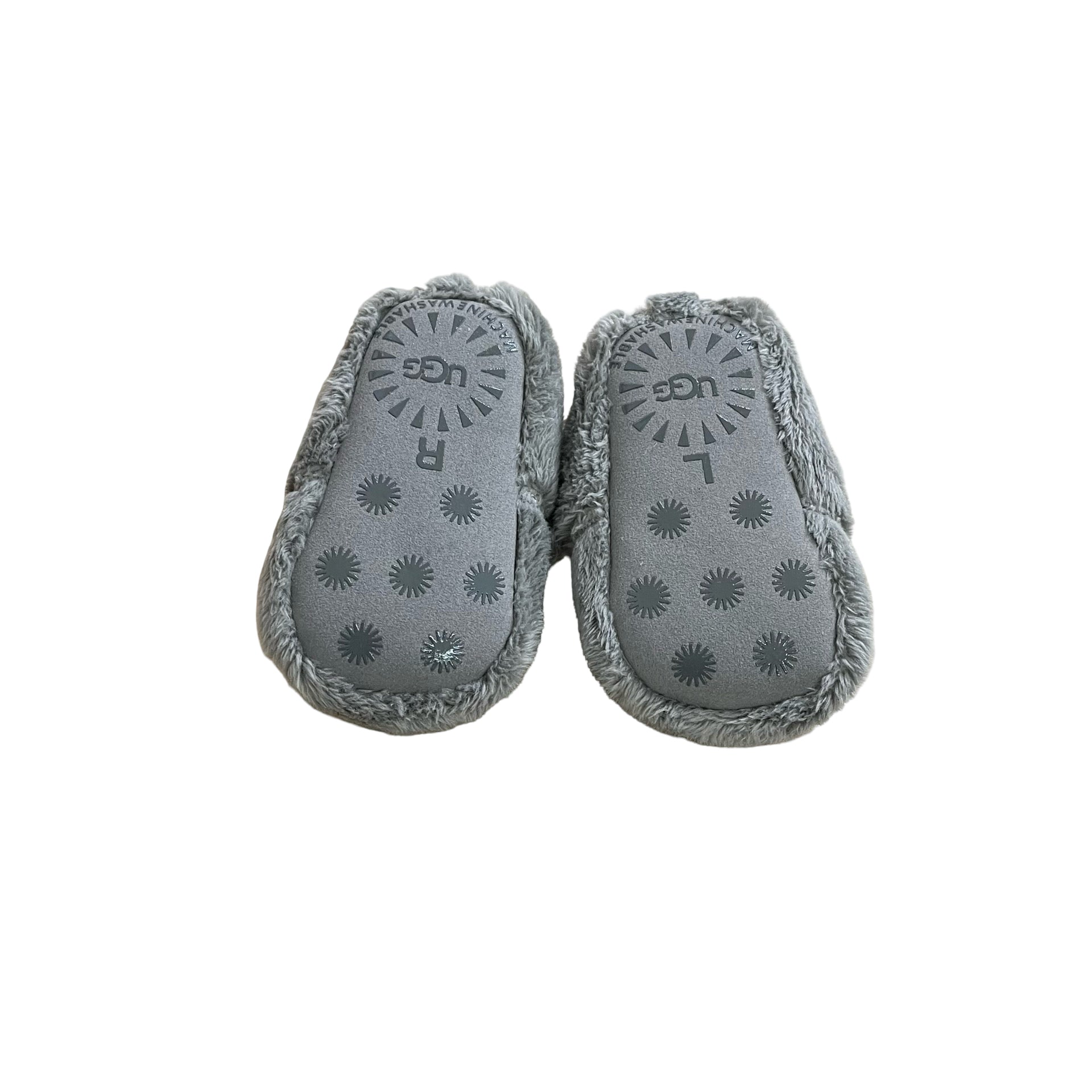 UGG Gray Fuzzy Booties - Size 0-1